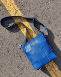 Bolso de cuero REPOSERA color azul eléctrico